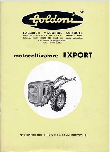 Motocoltivatore goldoni export - goldoni,